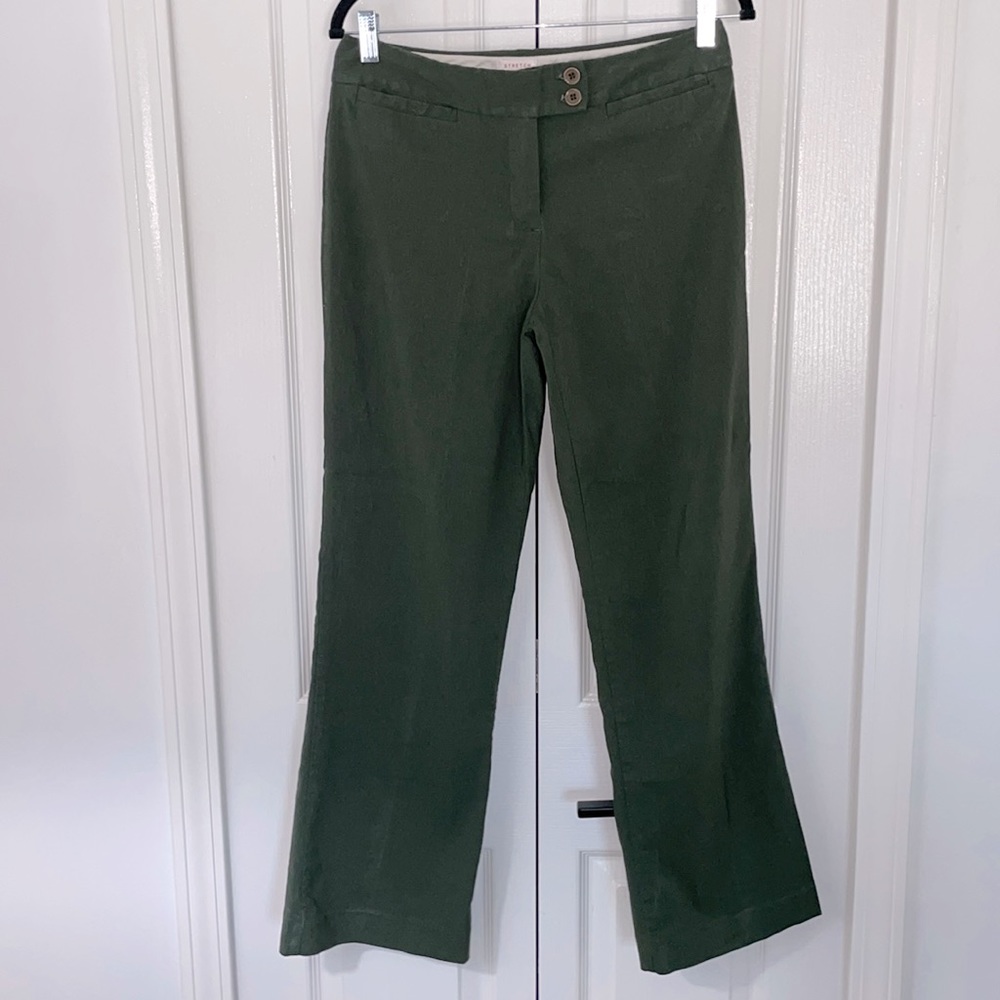 Nine West & Company Dress Pants in Green - Size: 6
